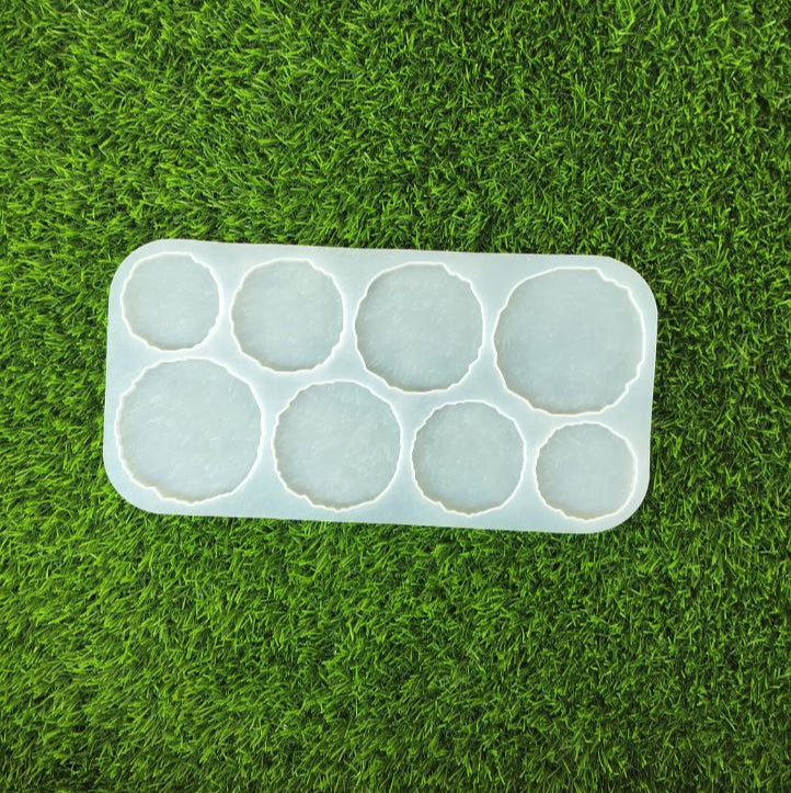 Agate mould - Round 8 in 1
