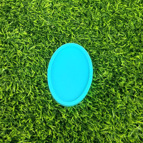 4  inches Oval Mold - Blue