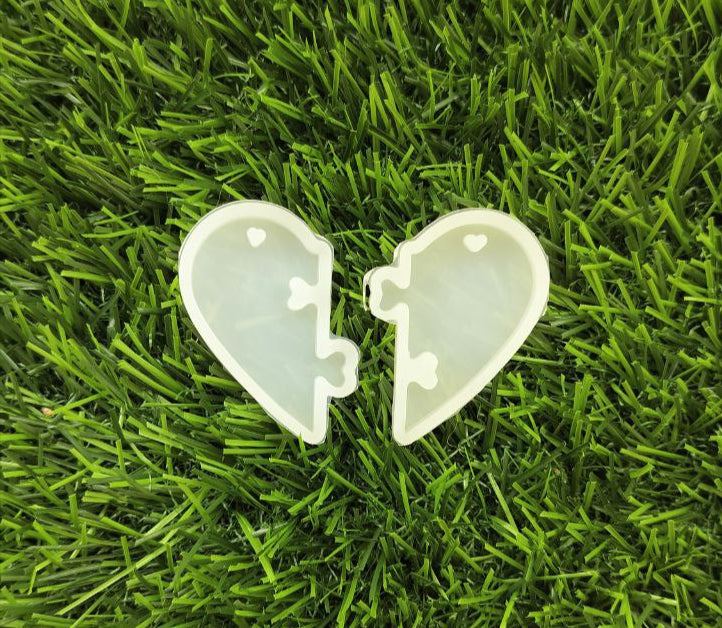 2pcs Heart Pendant