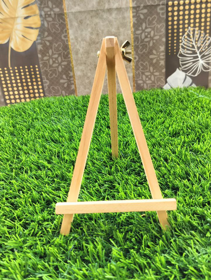 7 inches - Wooden stand