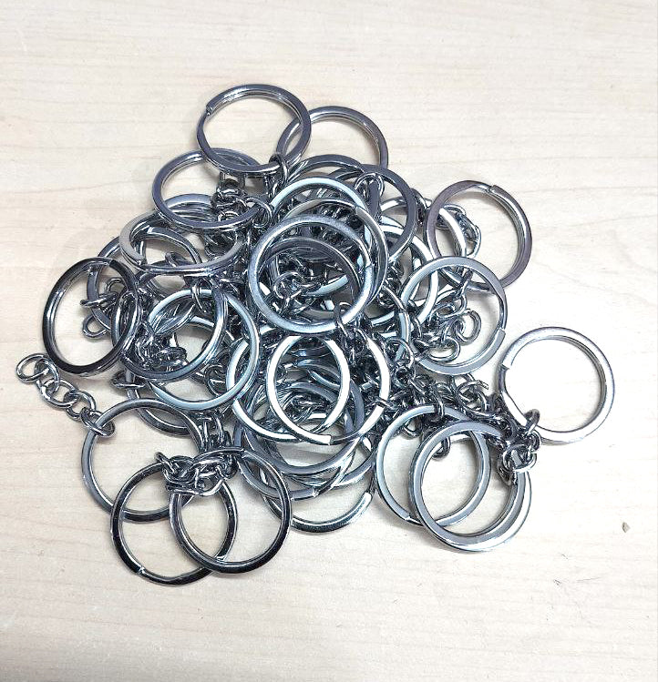Key Ring with Chain  - Premium
