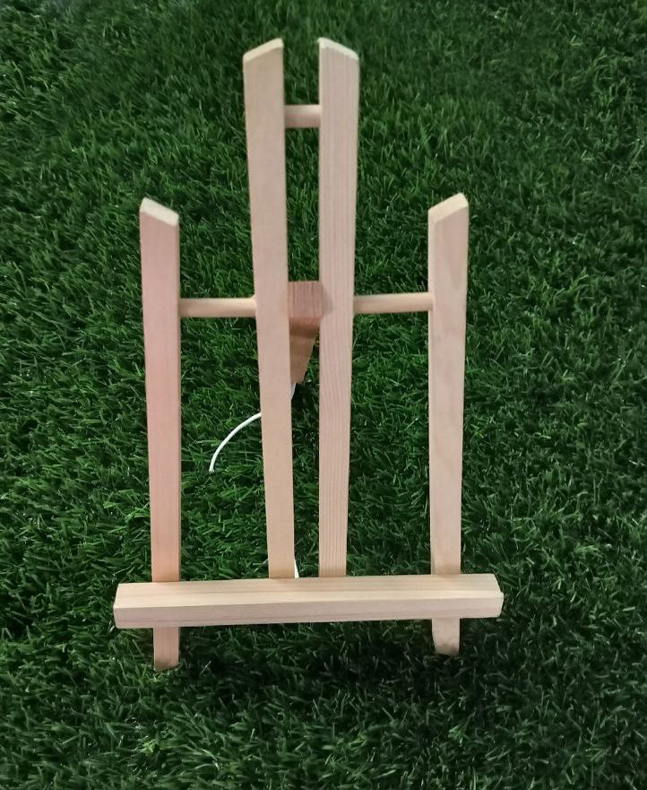 12 inches  Wooden stand