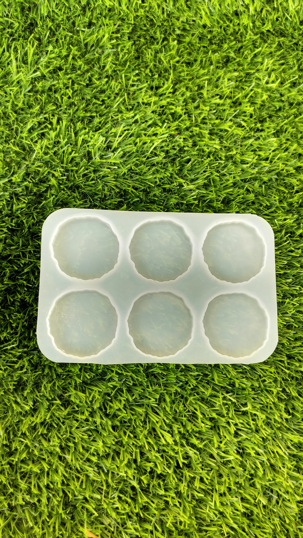 Agate mould - 6 in 1 circle