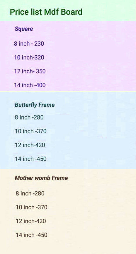 Butter fly frame