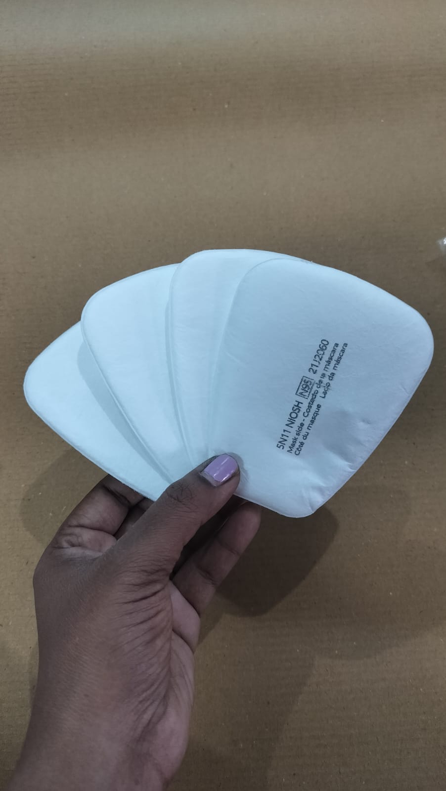Mask filter pad