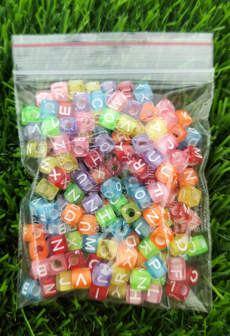 Alphabet Beads-  Colorful set 2